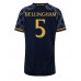 Billige Real Madrid Jude Bellingham #5 Udebane Fodboldtrøjer Dame 2023-24 Kortærmet